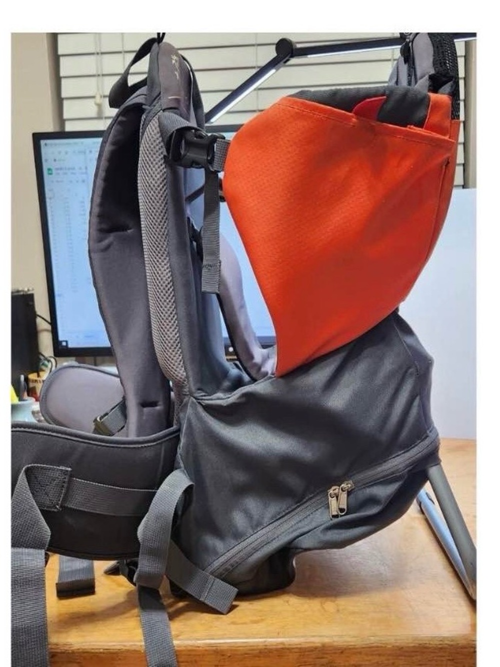 Phil & Teds Parade Baby / Toddler Carrier - Orange